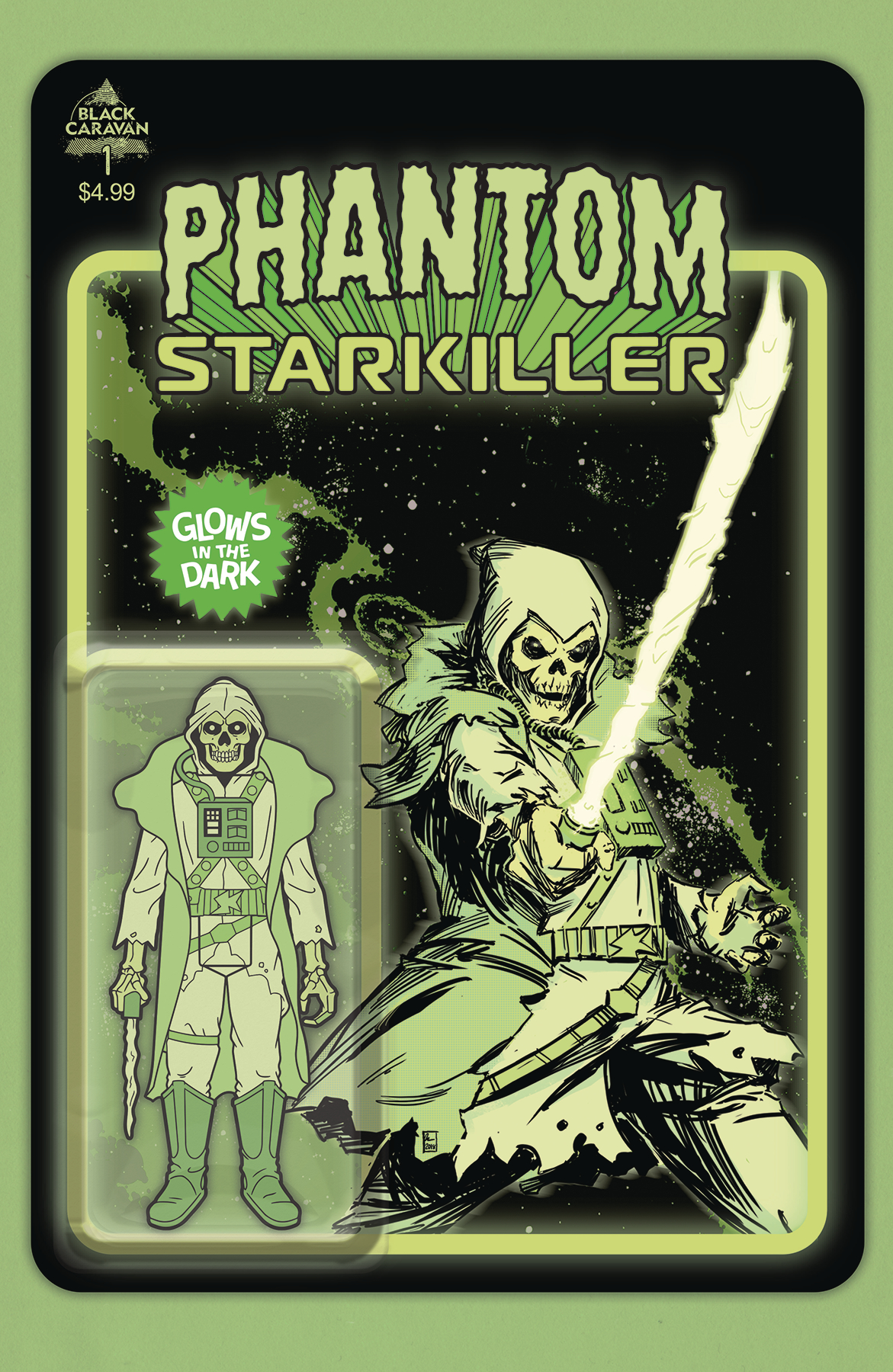 Phantom Starkiller #1 4th Printing Glow In The Dark Cover