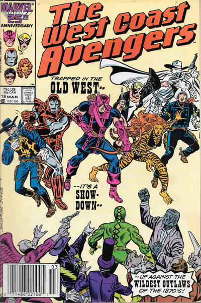 West Coast Avengers #18 [Newsstand]-Very Fine