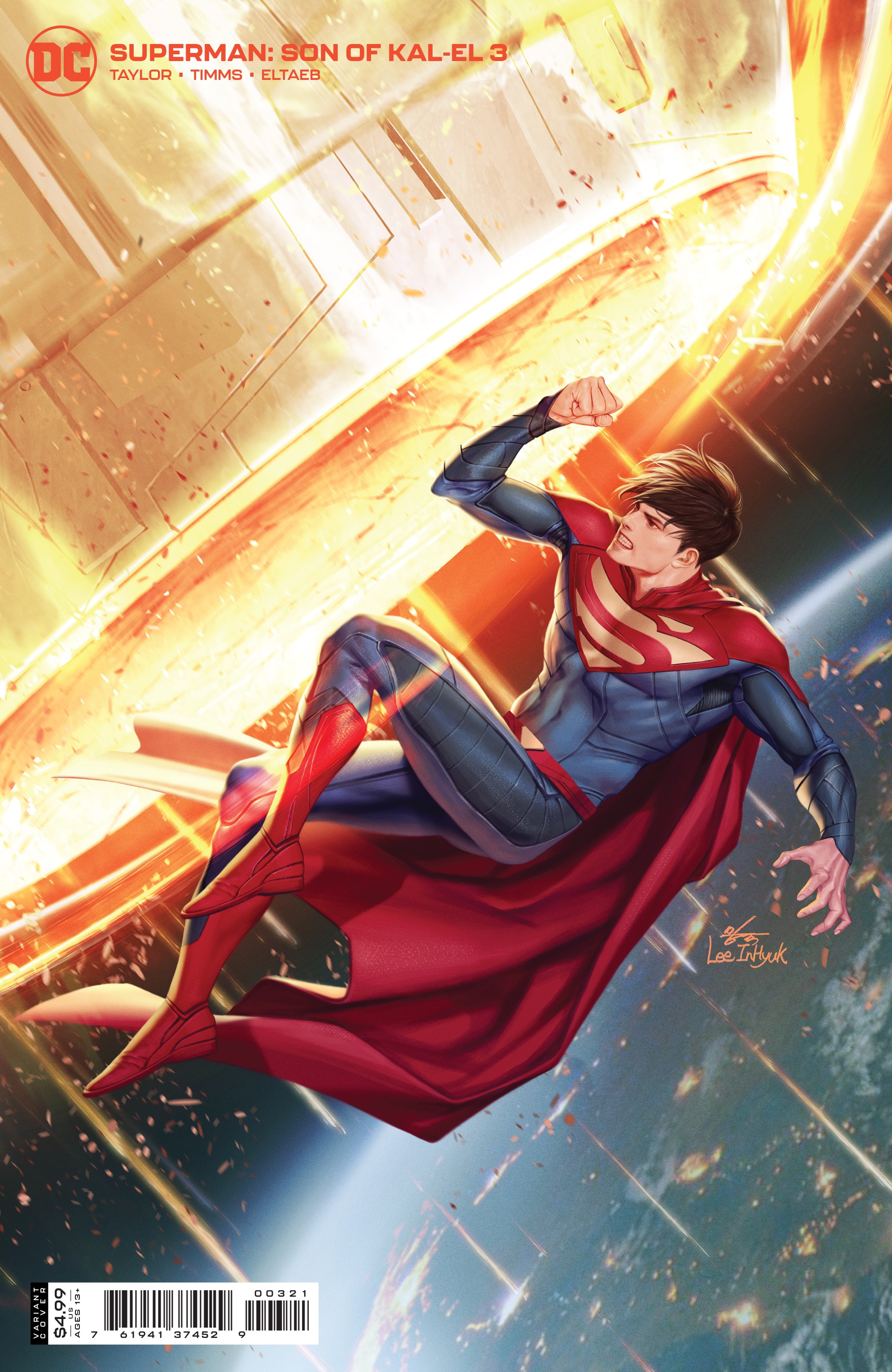 Superman Son of Kal-El #3 Cover B Inhyuk Lee Card Stock Variant