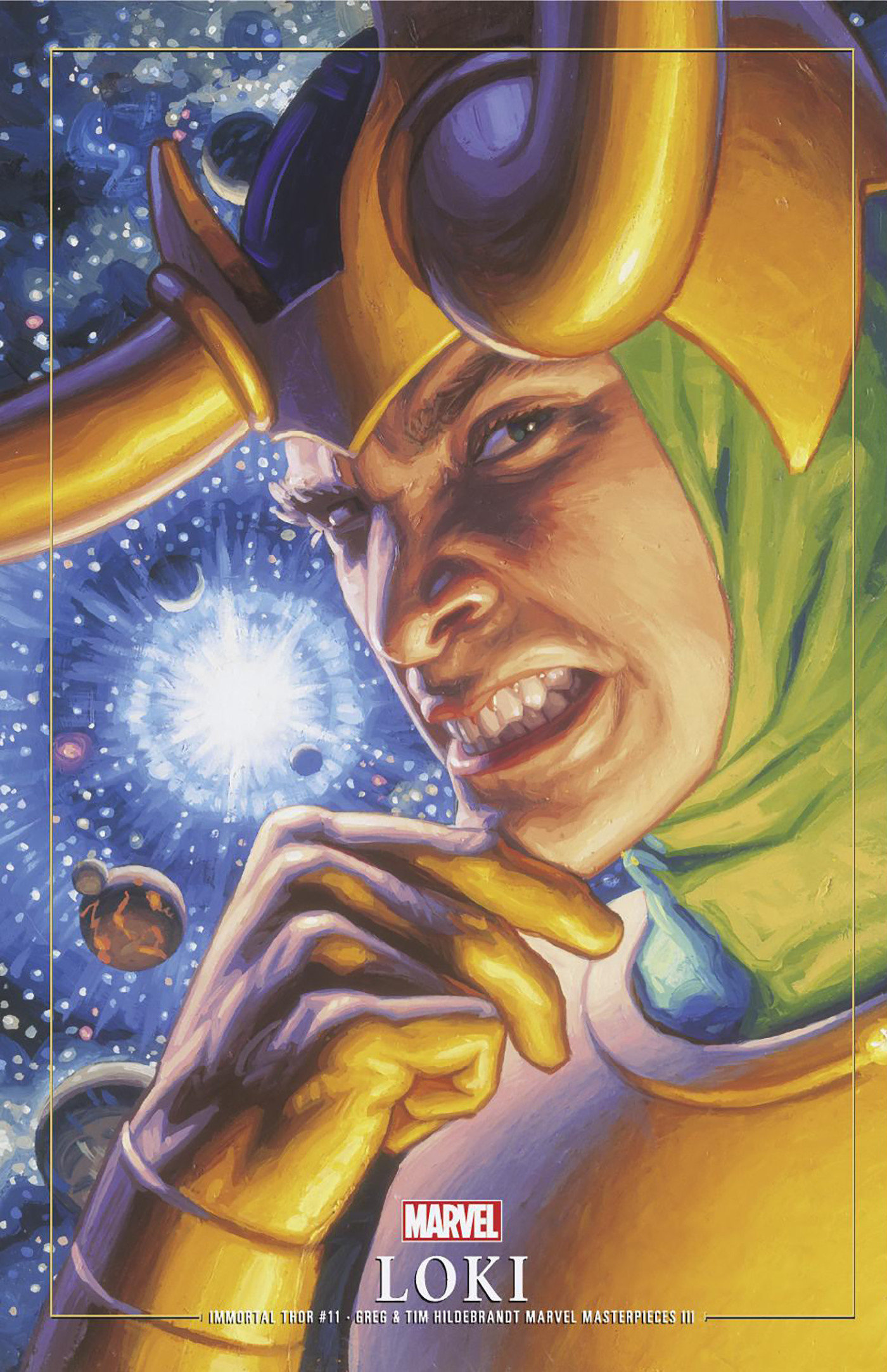 Immortal Thor #11 Greg And Tim Hildebrandt Loki Marvel Masterpieces III Variant
