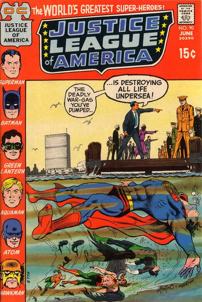 Justice League of America #90-Very Fine (7.5 – 9)