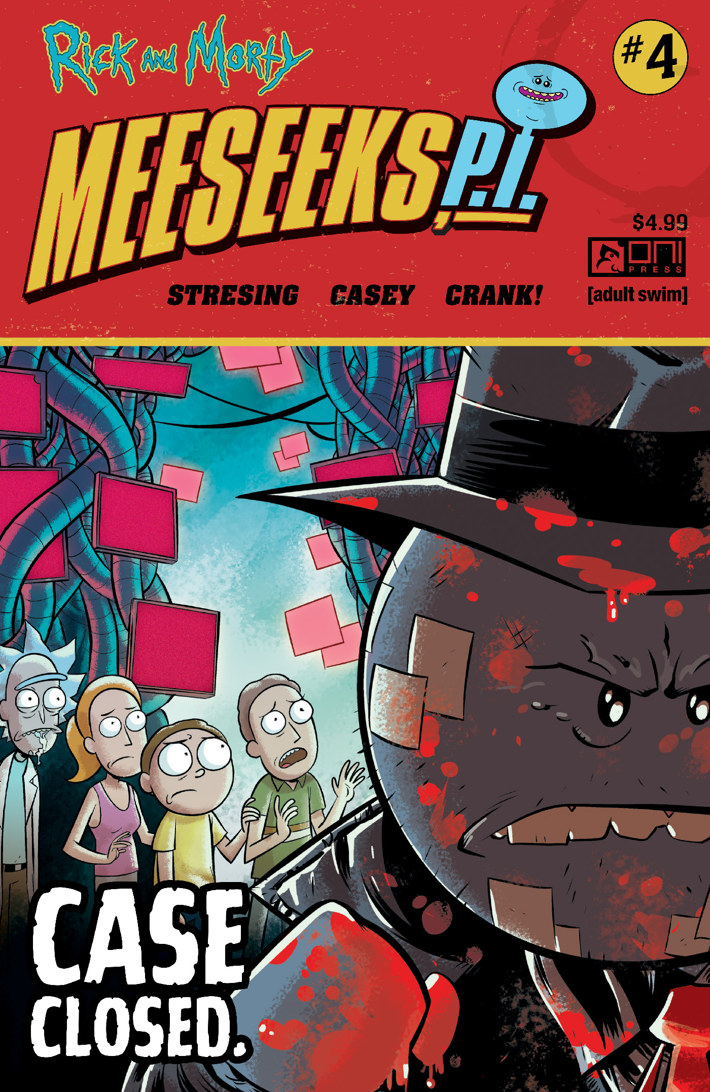 Rick and Morty Meeseeks P.I. #4 Cover A Fred C Stresing (Mature) (Of 4)