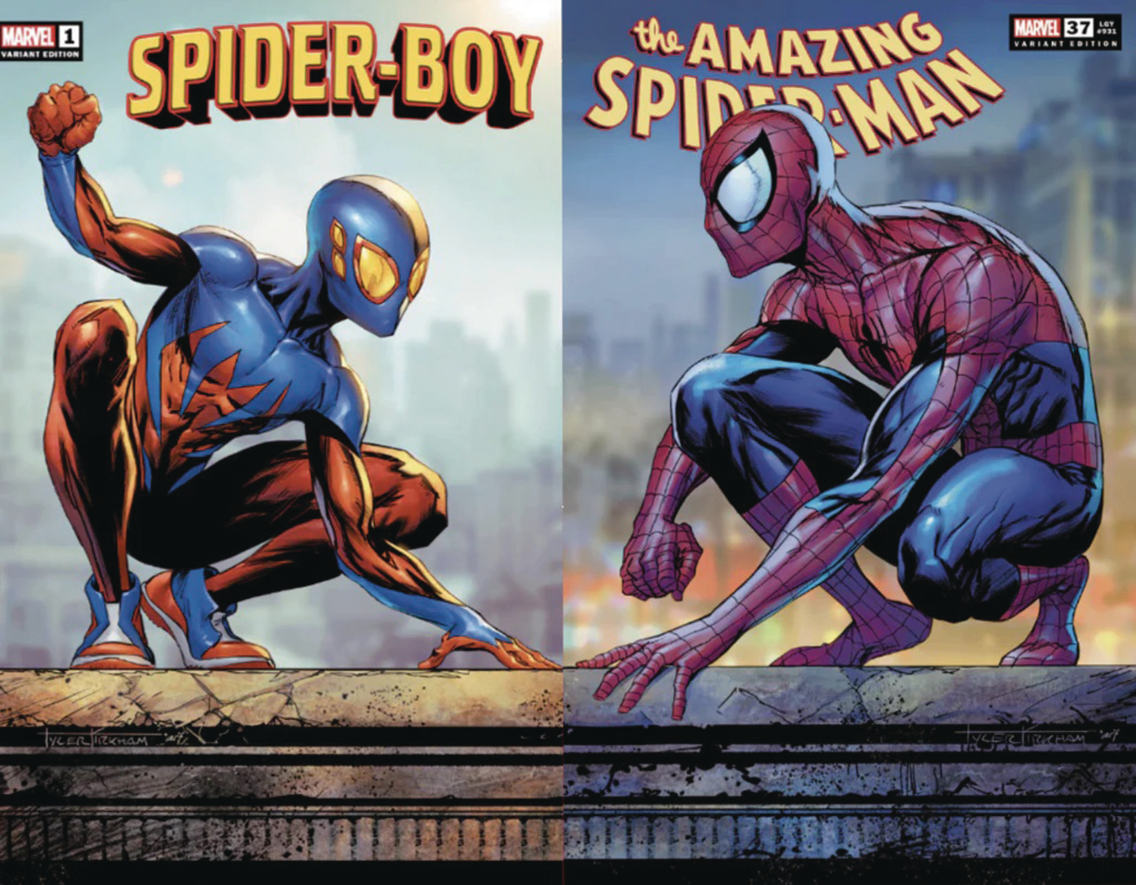 Dynamic Forces Spider-Boy #1 Amazing Spider-Man #37 Comicxposure Exclusive Set