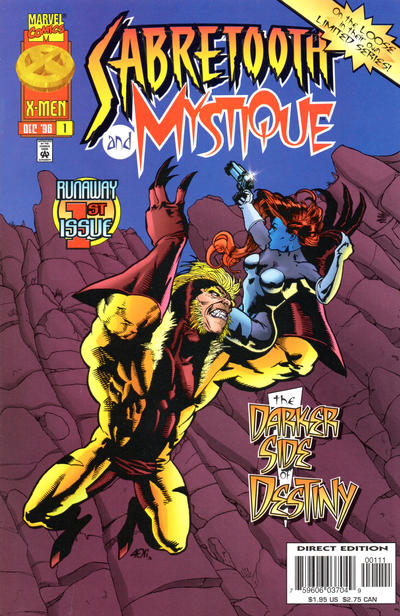 Mystique & Sabretooth #1 (1996)- Vf- 7.5