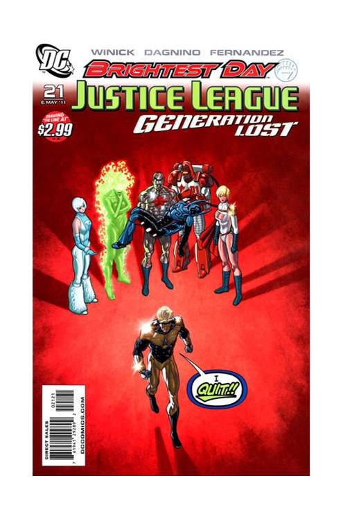 Justice League Generation Lost #21 Variant Edition (Brightest Day)