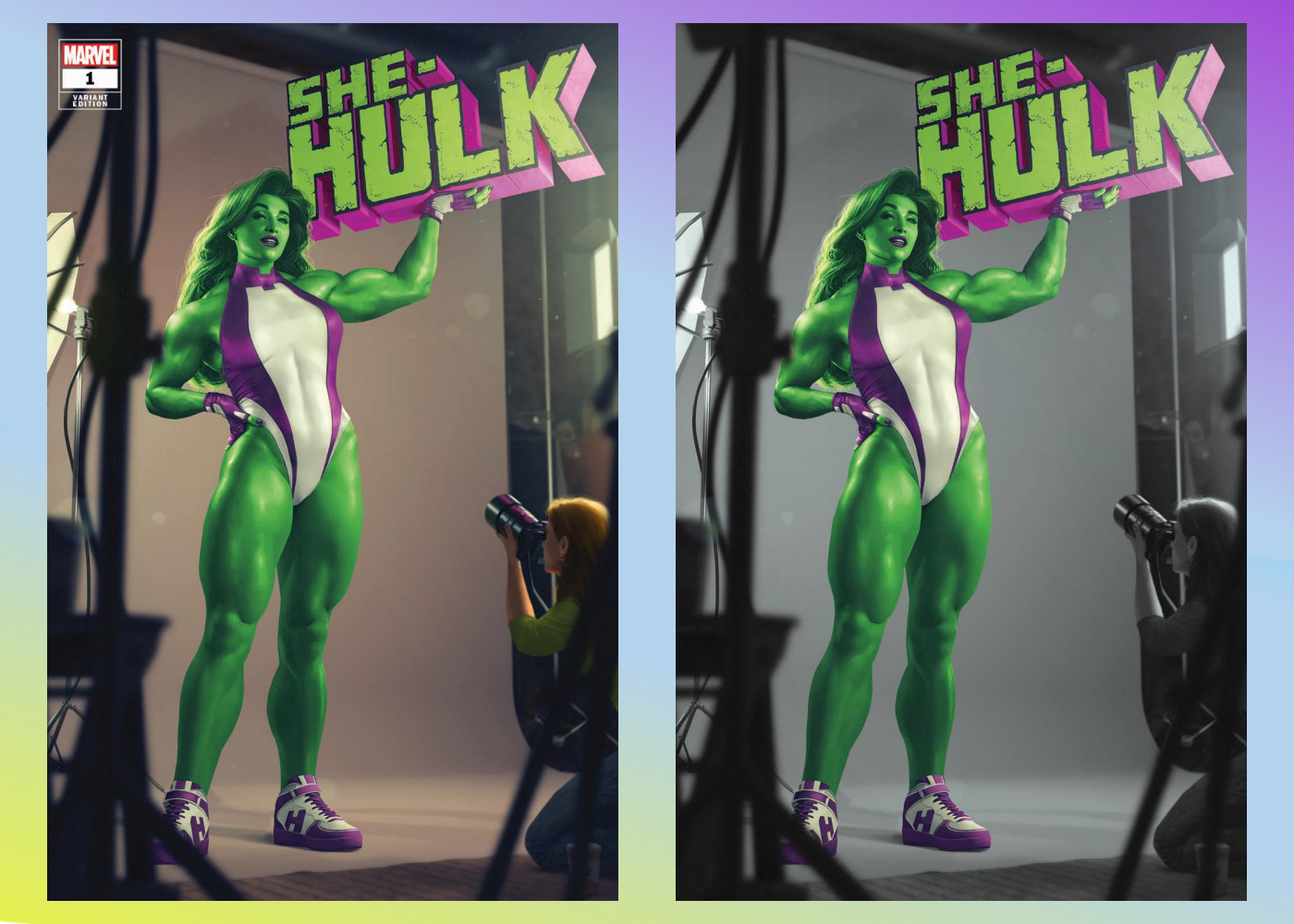 She-Hulk #1 The 616 Exclusive Variant Set By Rahzzah Pre-Order Deposit