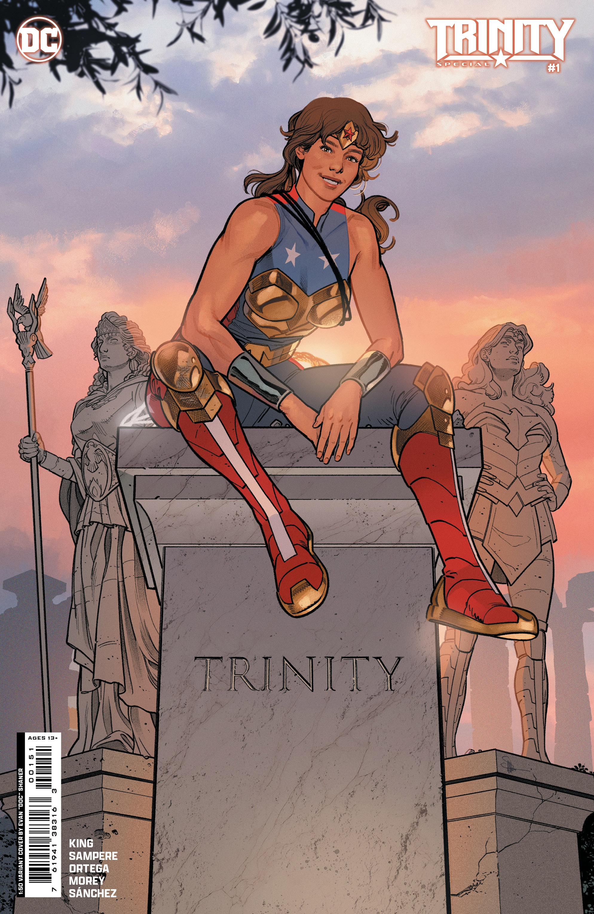 Trinity Special #1 (One Shot) Cover E 1 for 50 Incentive Evan Doc Shaner Card Stock Variant