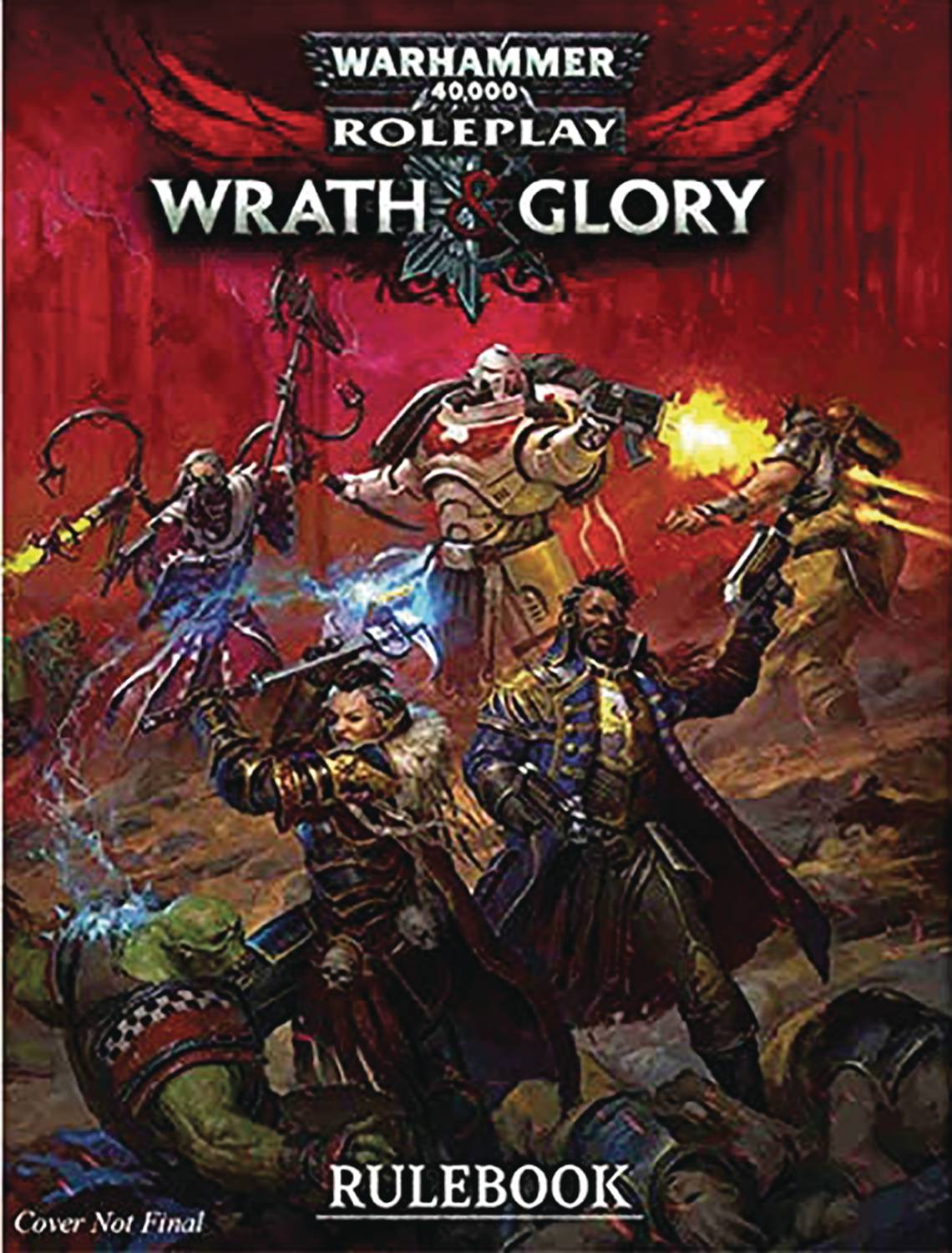 Warhammer 40k RPG Wrath & Glory Rulebook Hardcover