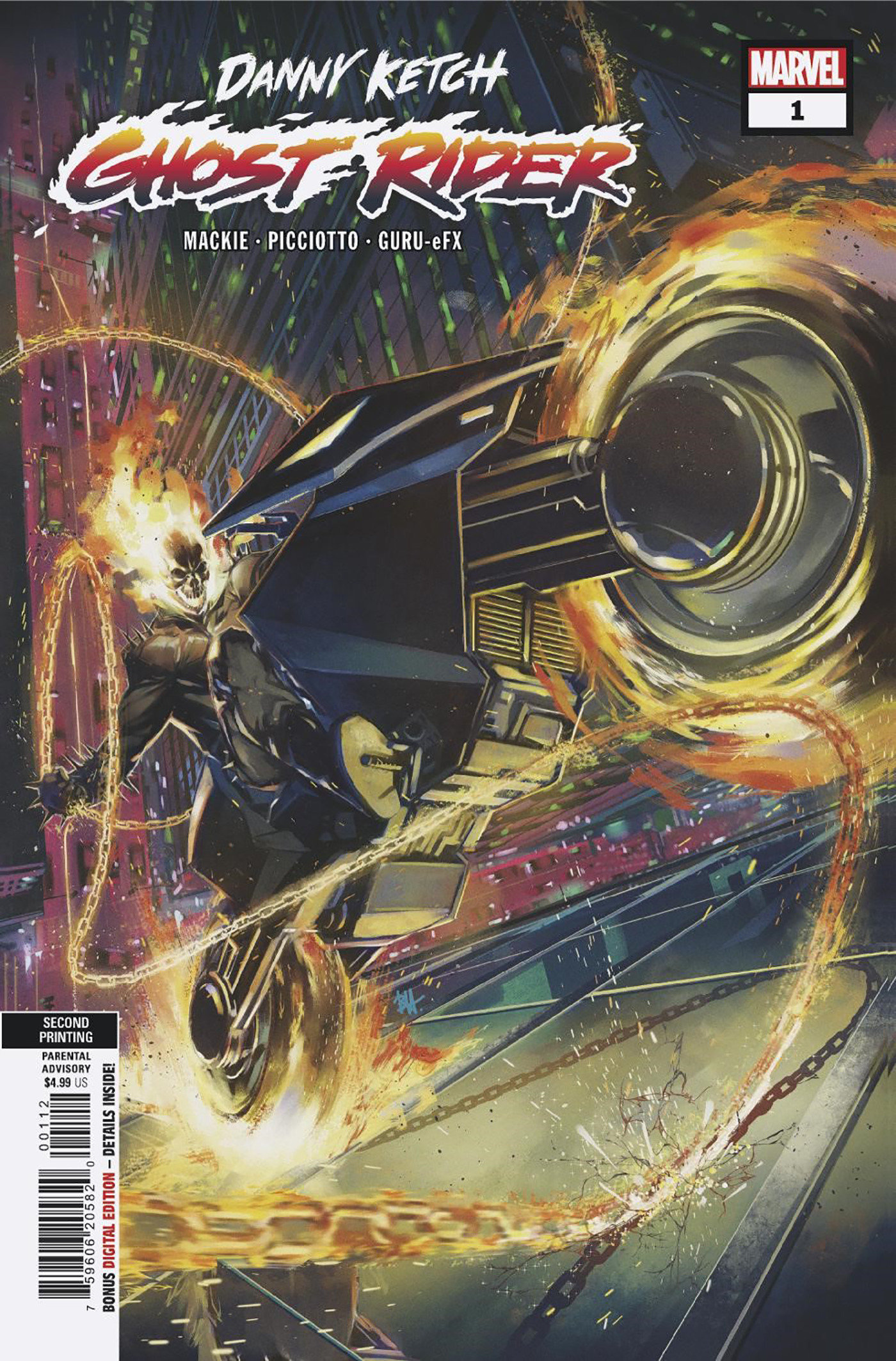 Danny Ketch: Ghost Rider #1 2nd Printing Ben Harvey Variant (Of 5)