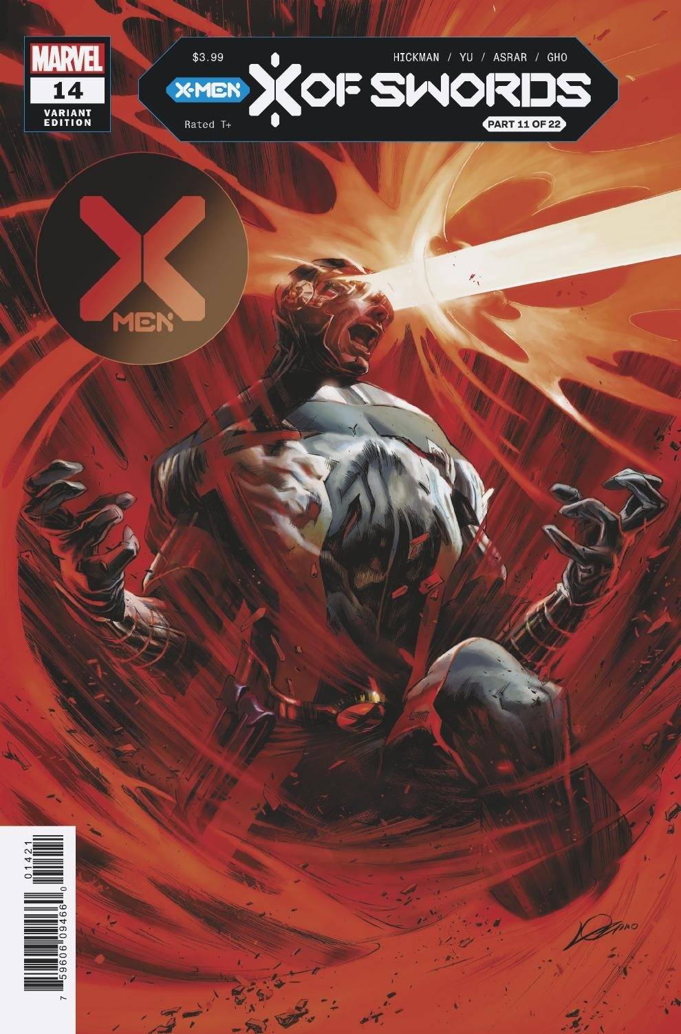 X-Men #14 Lozano Variant X of Swords (2019)