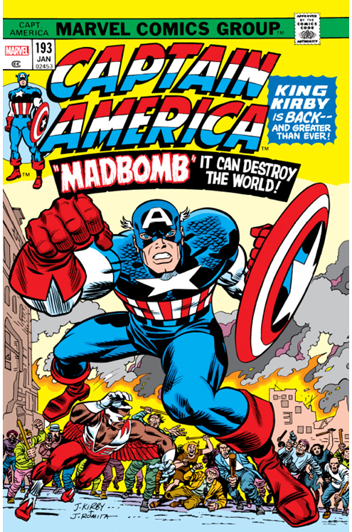 Captain America by Jack Kirby Omnibus Hardcover Madbomb Cover New Printing