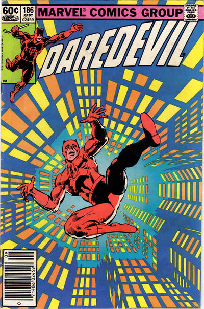 Daredevil #186 [Newsstand]-Fine 