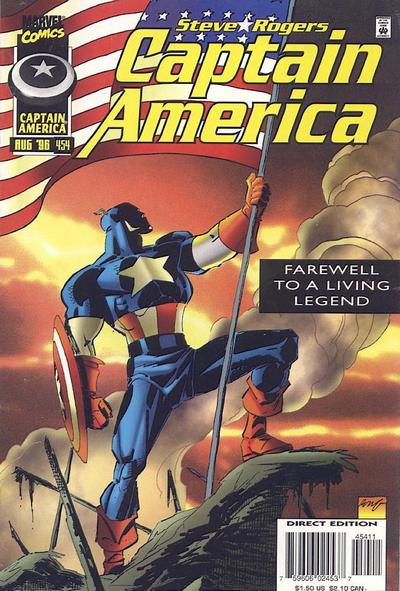 Captain America #454 [Direct Edition]-Fine (5.5 – 7)