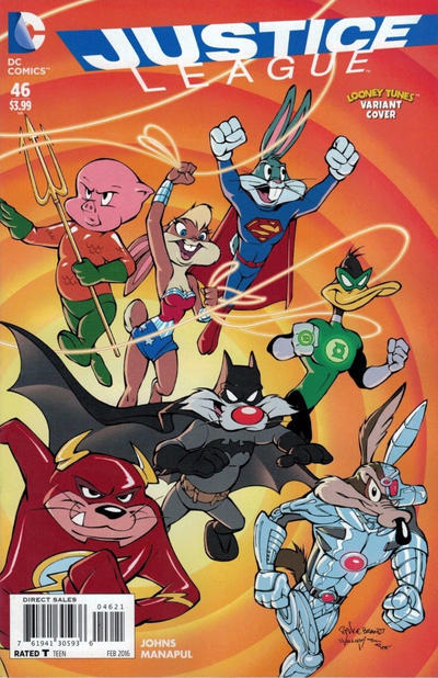 Justice League #46 Looney Tunes Variant Edition (2011)