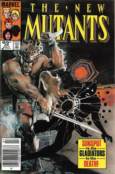 The New Mutants #29 [Newsstand](1983)-Near Mint (9.2 - 9.8)