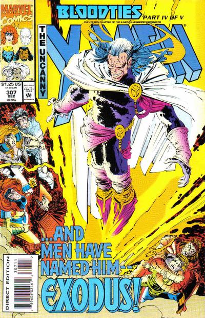 The Uncanny X-Men #307 [Direct Edition]-Fine (5.5 – 7)