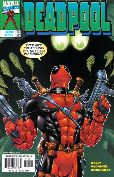 Deadpool #15 [Direct Edition](1997)-Very Fine (7.5 – 9)