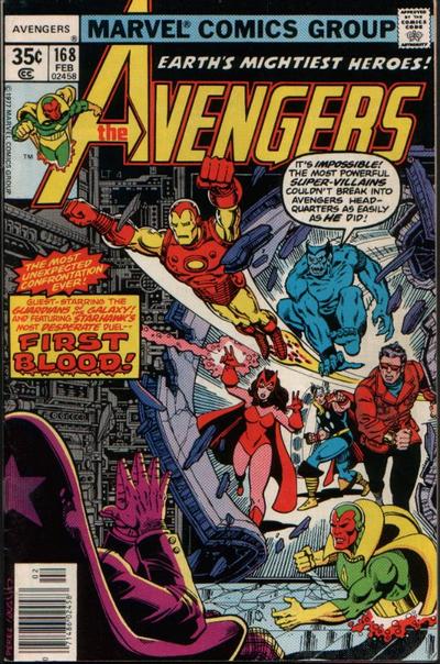 The Avengers #168 [Regular Edition](1963)-Very Good (3.5 – 5)