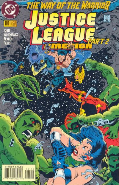 Justice League America #101 (1989)[Direct Sales]-Fine (5.5 – 7)