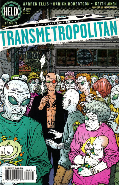 Transmetropolitan #2-Very Fine (7.5 – 9)