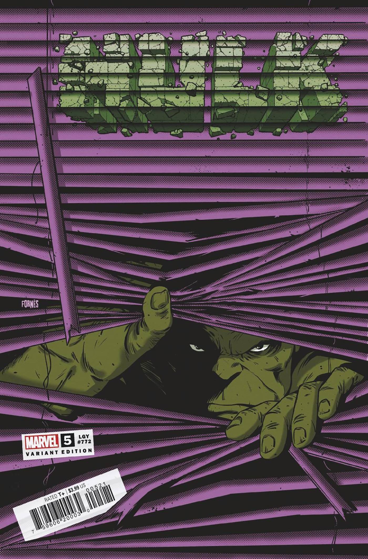 Hulk #5 Fornes Window Shades Variant (2022)