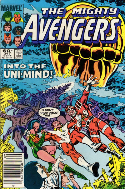 The Avengers #247 [Newsstand]-Fine (5.5 – 7)