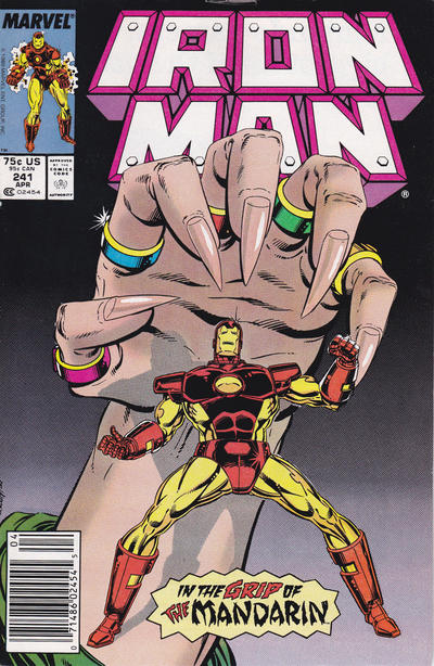 Iron Man #241 [Newsstand]-Near Mint (9.2 - 9.8)