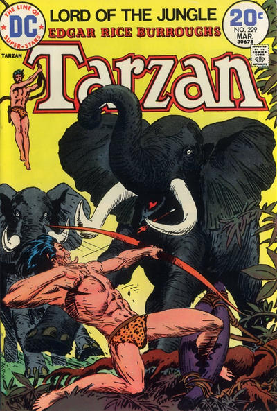 Tarzan #229 (1972)-Average/Good (3 - 5)