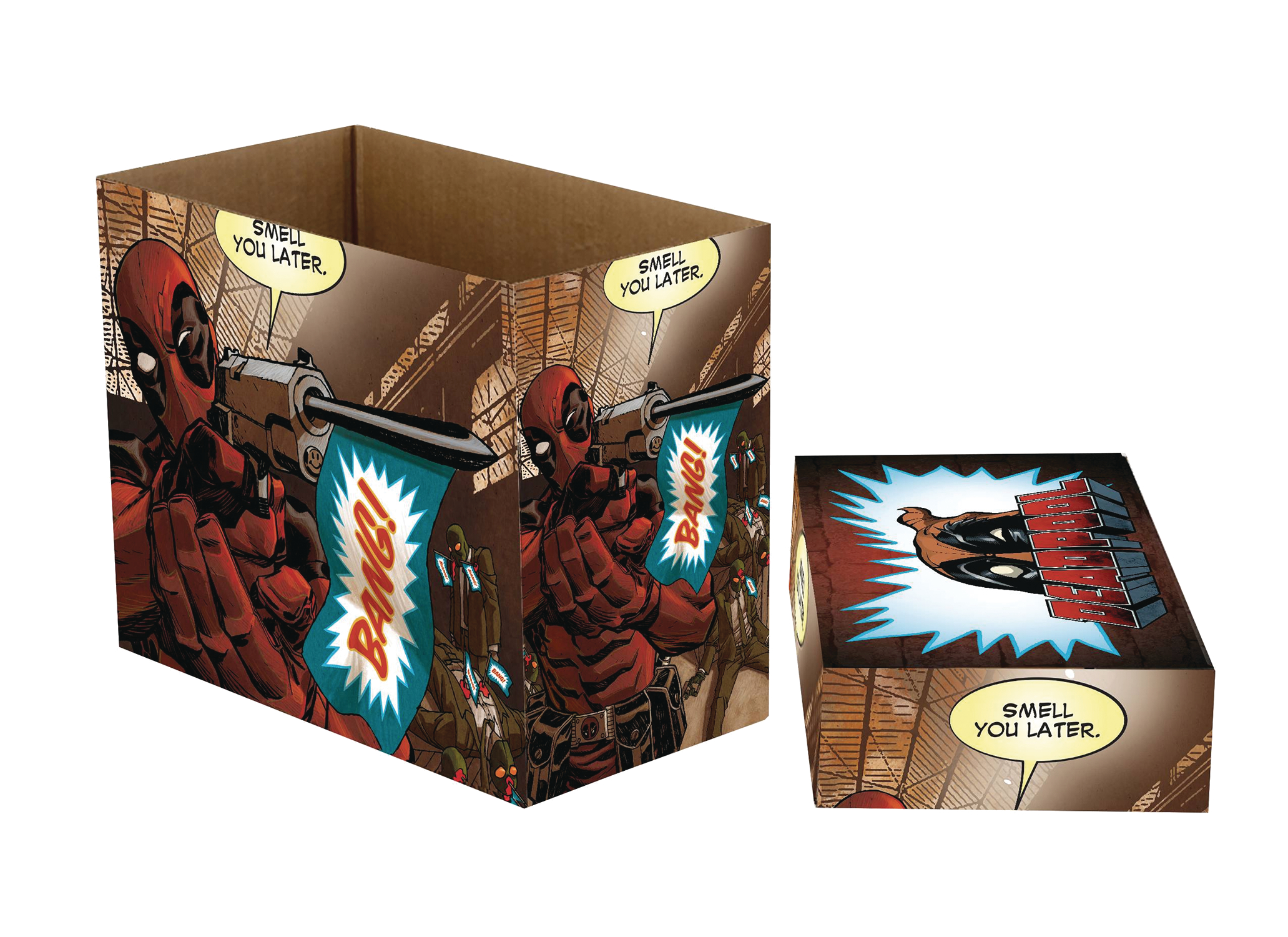 Marvel Comics Deadpool Bang 5 Pack Short Comic Storage Box