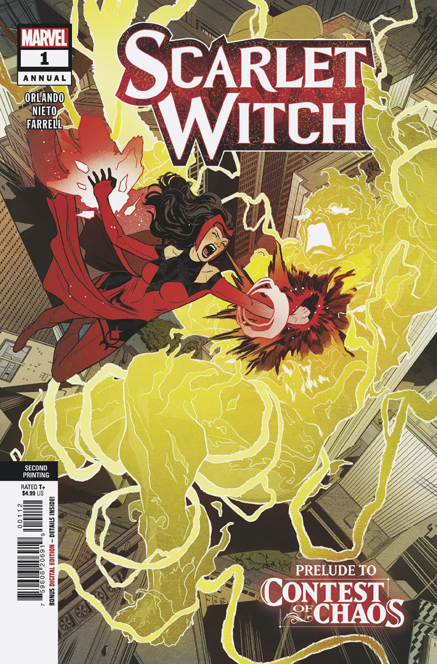 Scarlet Witch Annual #1 2nd Printing Carlo Nieto Variant