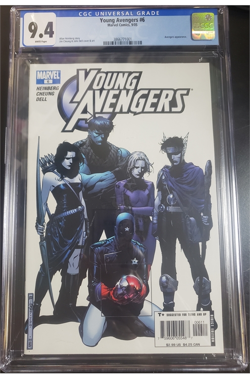 Young Avengers #6 Cgc 9.4