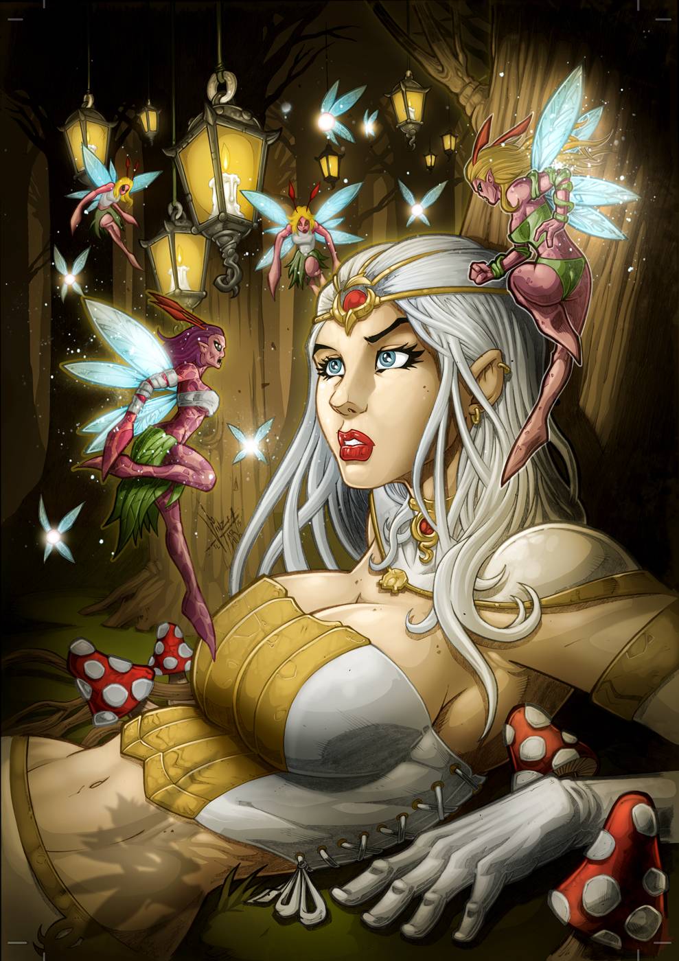 Grimm Fairy Tales Wonderland #35 Well Dreams B Cover El Tabanas