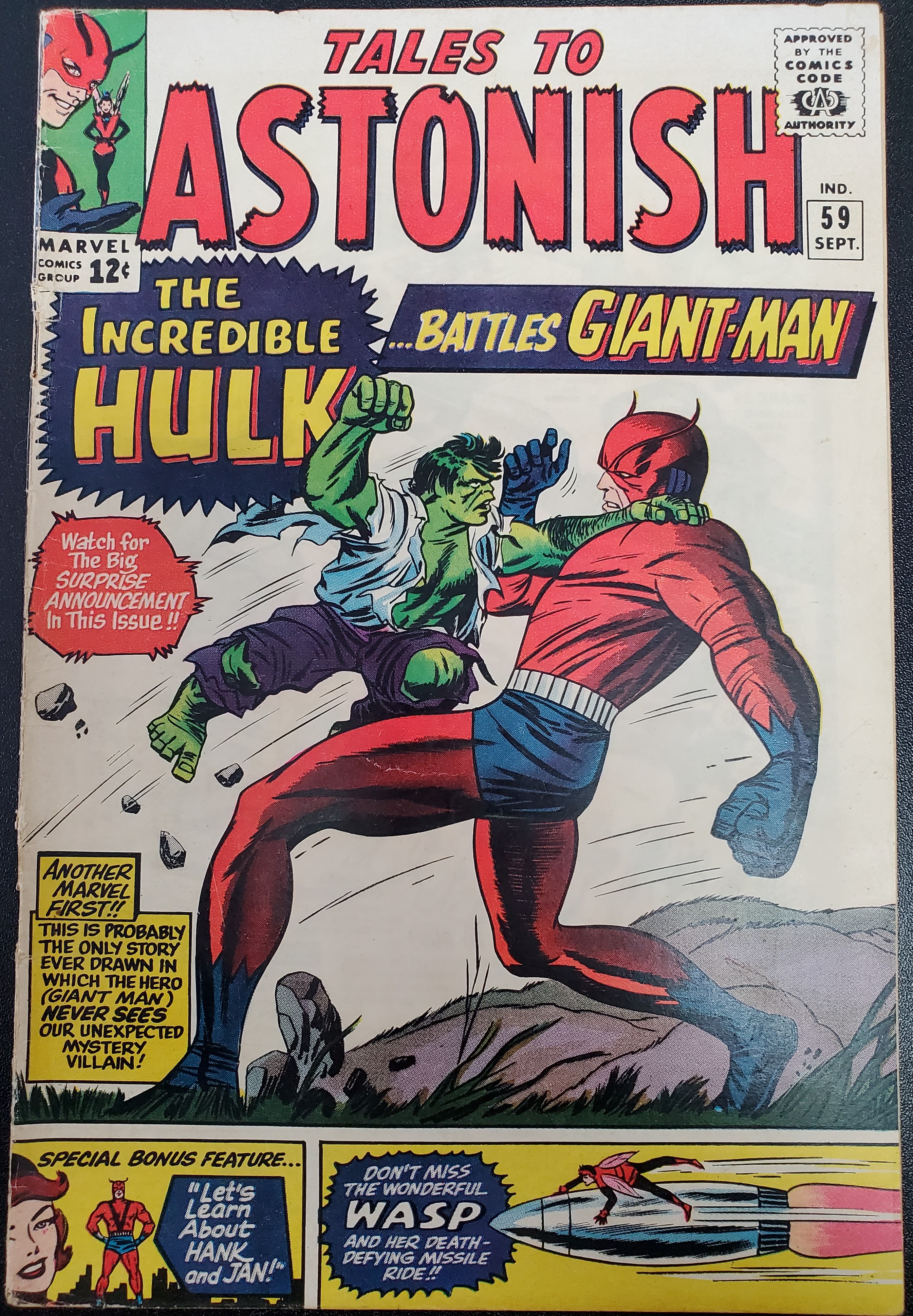 Tales To Astonish #59 (1959)- Vg 4.0