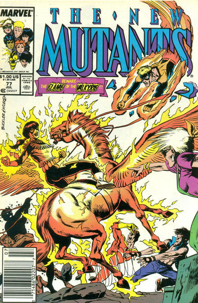 The New Mutants #77 [Newsstand]-Fine