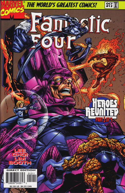 Fantastic Four #12 (1996) [Direct Edition]-Fine (5.5 – 7)