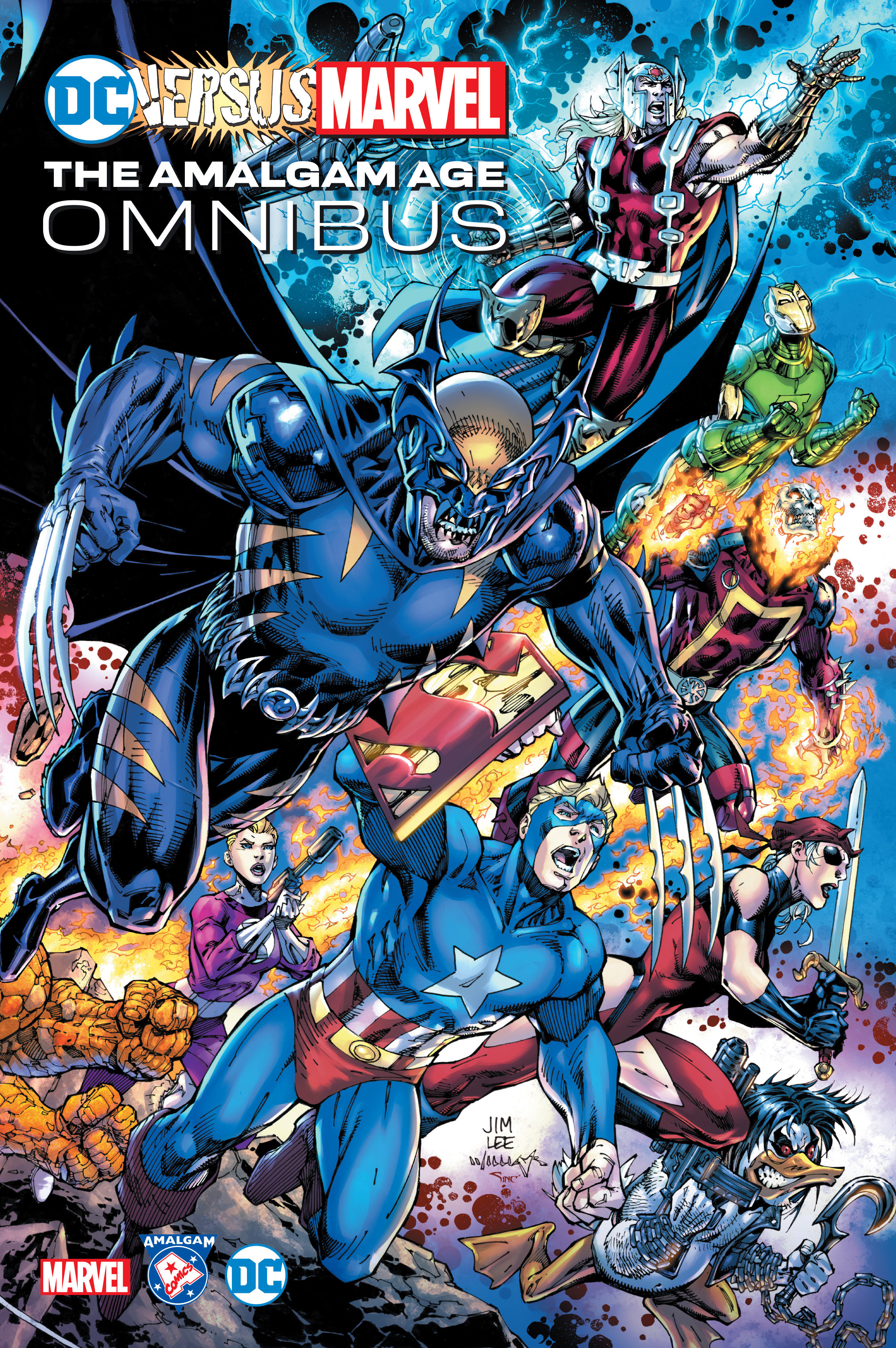 DC Versus Marvel The Amalgam Age Omnibus Direct Market Exclusive Variant Jim Lee Variant