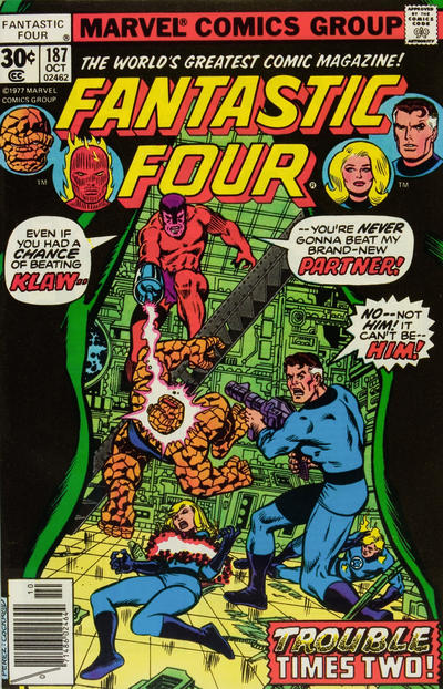 Fantastic Four #187 [30¢] - Fn-