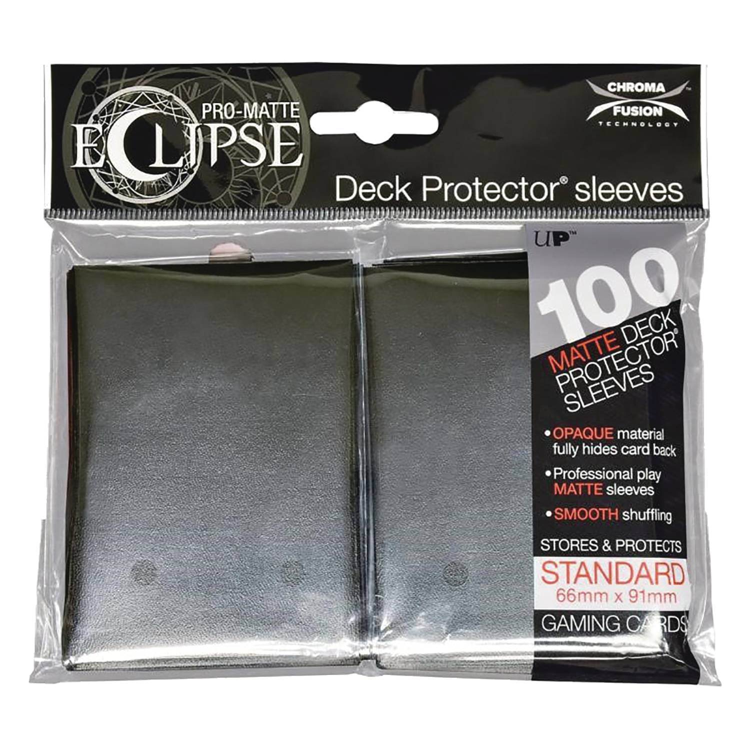 Pro Matte Eclipse 2.0 Deck Protectors Sleeves 100ct Smoke Grey
