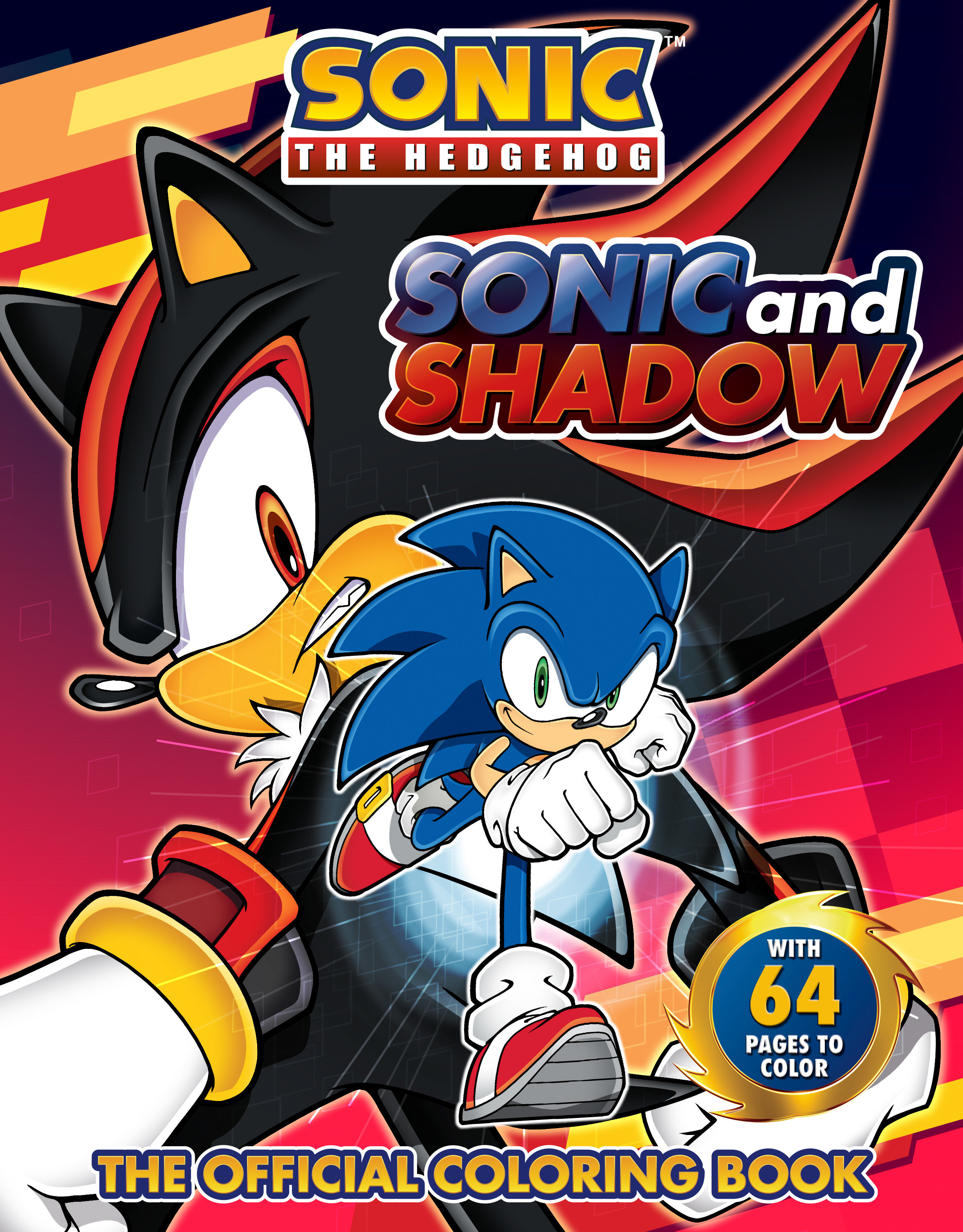 Sonic & Shadow Official Coloring Book Graphic Novel