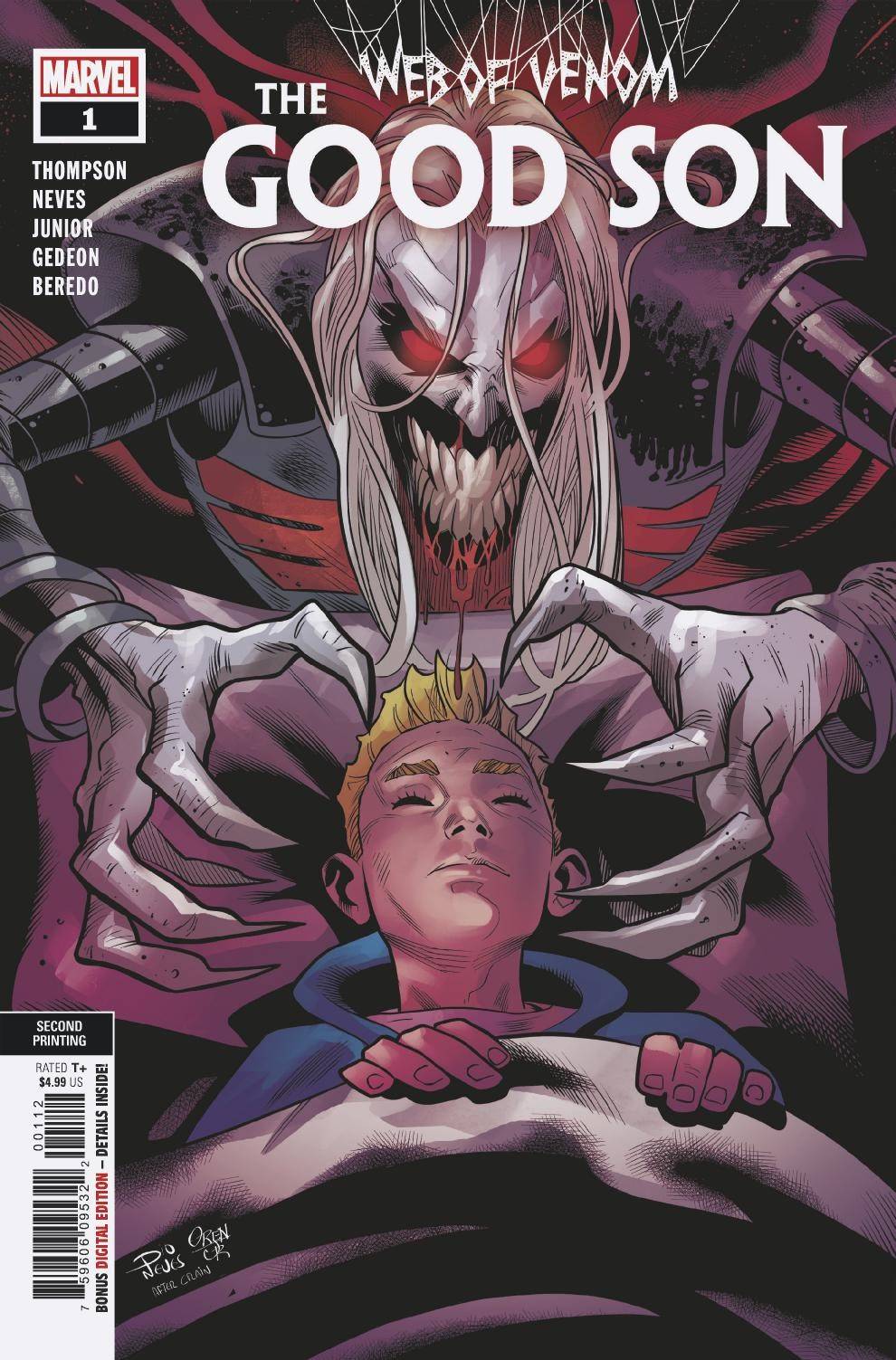 Web of Venom Good Son #1 2nd Printing Neves Variant