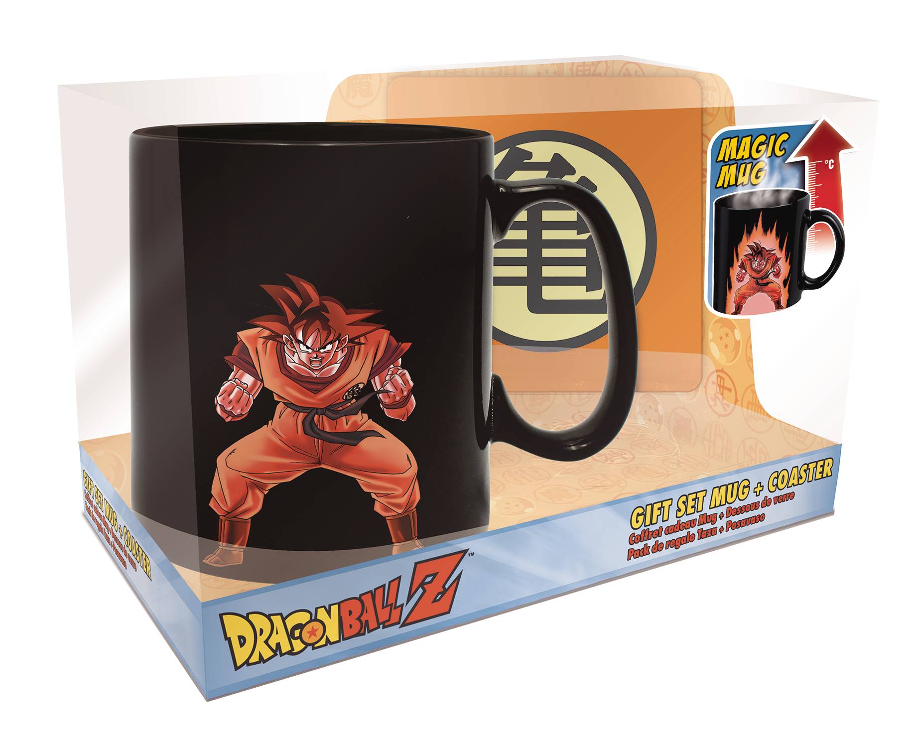 Dragon Ball Z Heat-Activated Mug And Coaster Gift Set