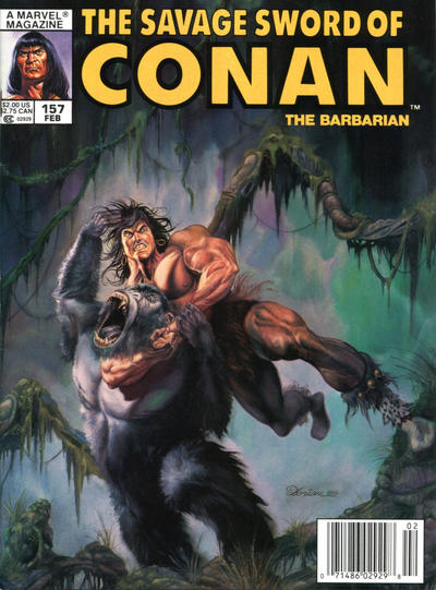 The Savage Sword of Conan #157 [Direct]