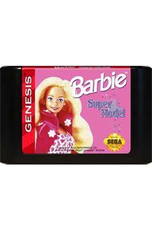 Sega Genesis Barbie Super Model - Cartridge Only - Pre-Owned
