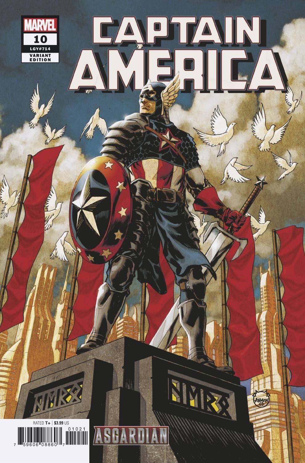 Captain America #10 Johnson Asgardian Variant (2018)