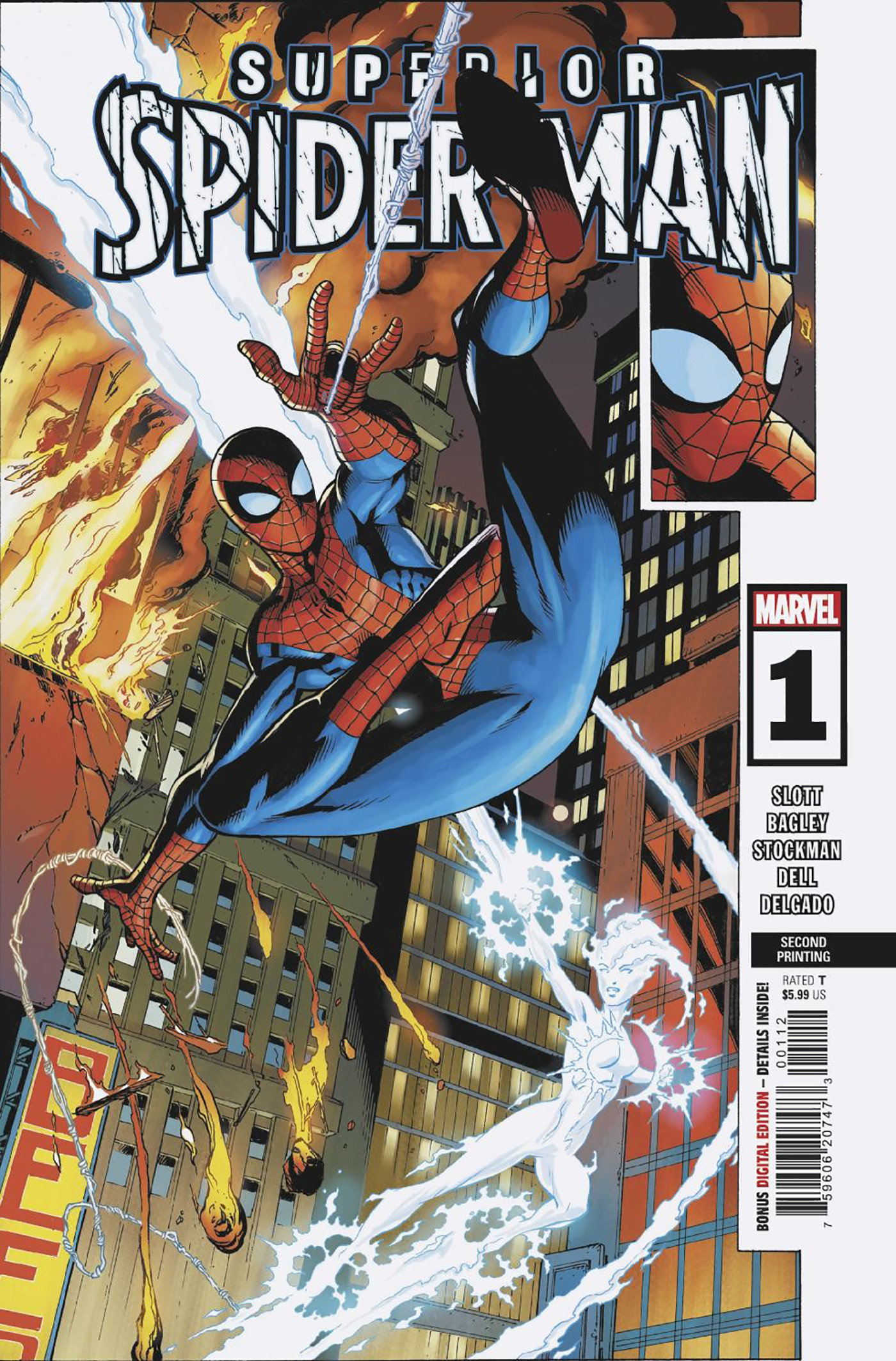 Superior Spider-Man #1 2nd Printing Mark Bagley Variant