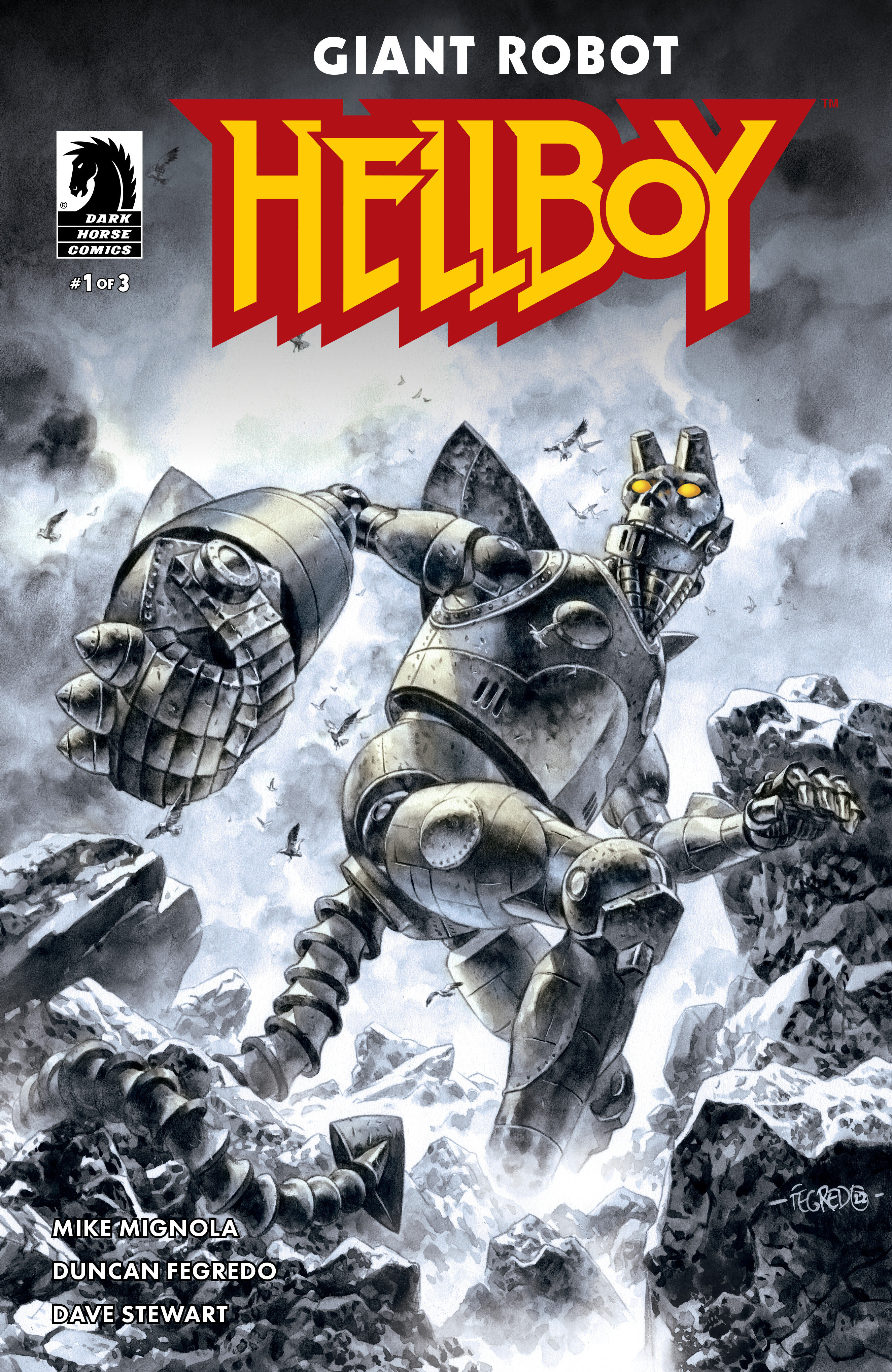 Hellboy & the B.P.R.D. Ongoing #68 Giant Robot Hellboy #1 Cover A (Duncan Fegredo)