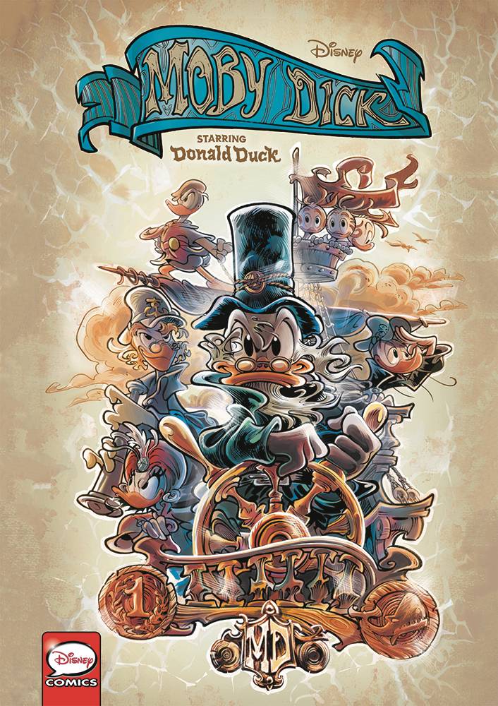 Disney Moby Dick Starring Donald Duck Graphic Novel