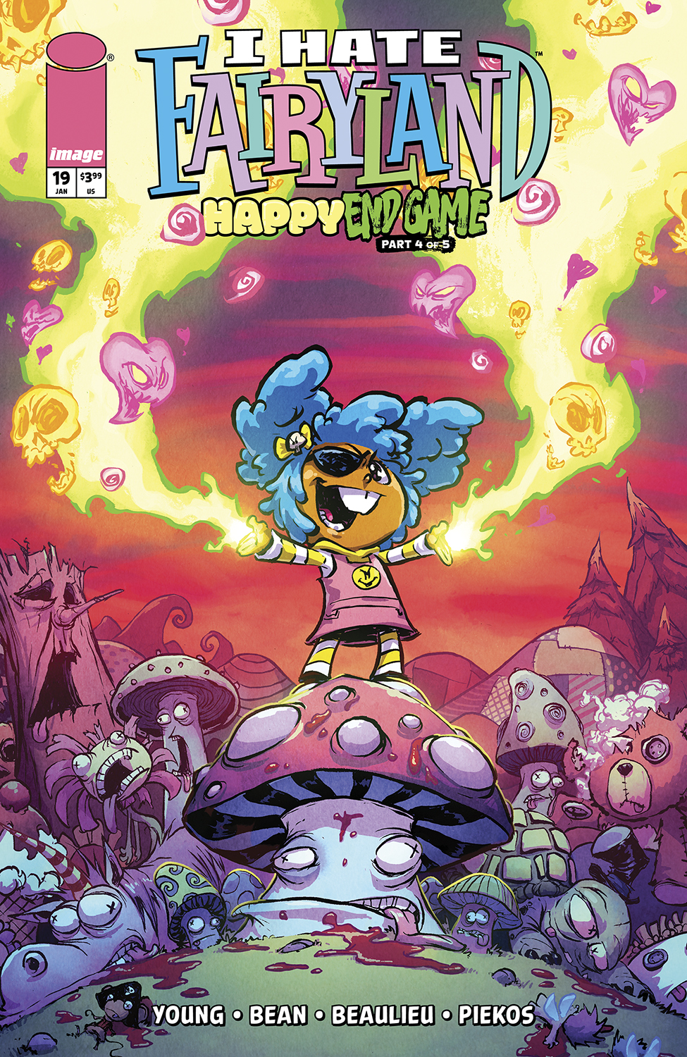 I Hate Fairyland #19 Cover C 1 for 10 Incentive Skottie Young Variant (Mature) (2022)