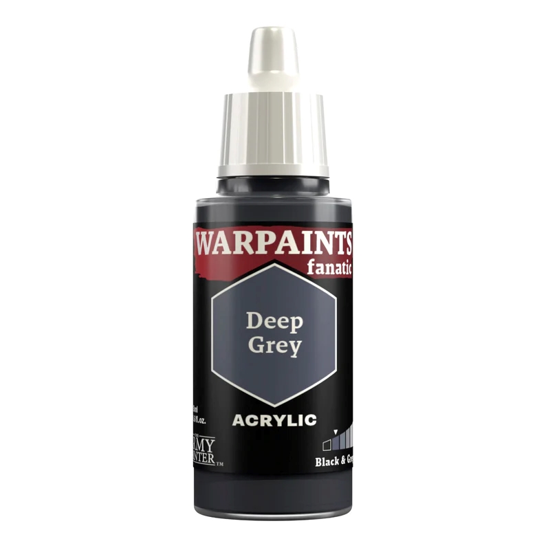 Army Painter: Warpaints Fanatic- Deep Grey 18 Ml