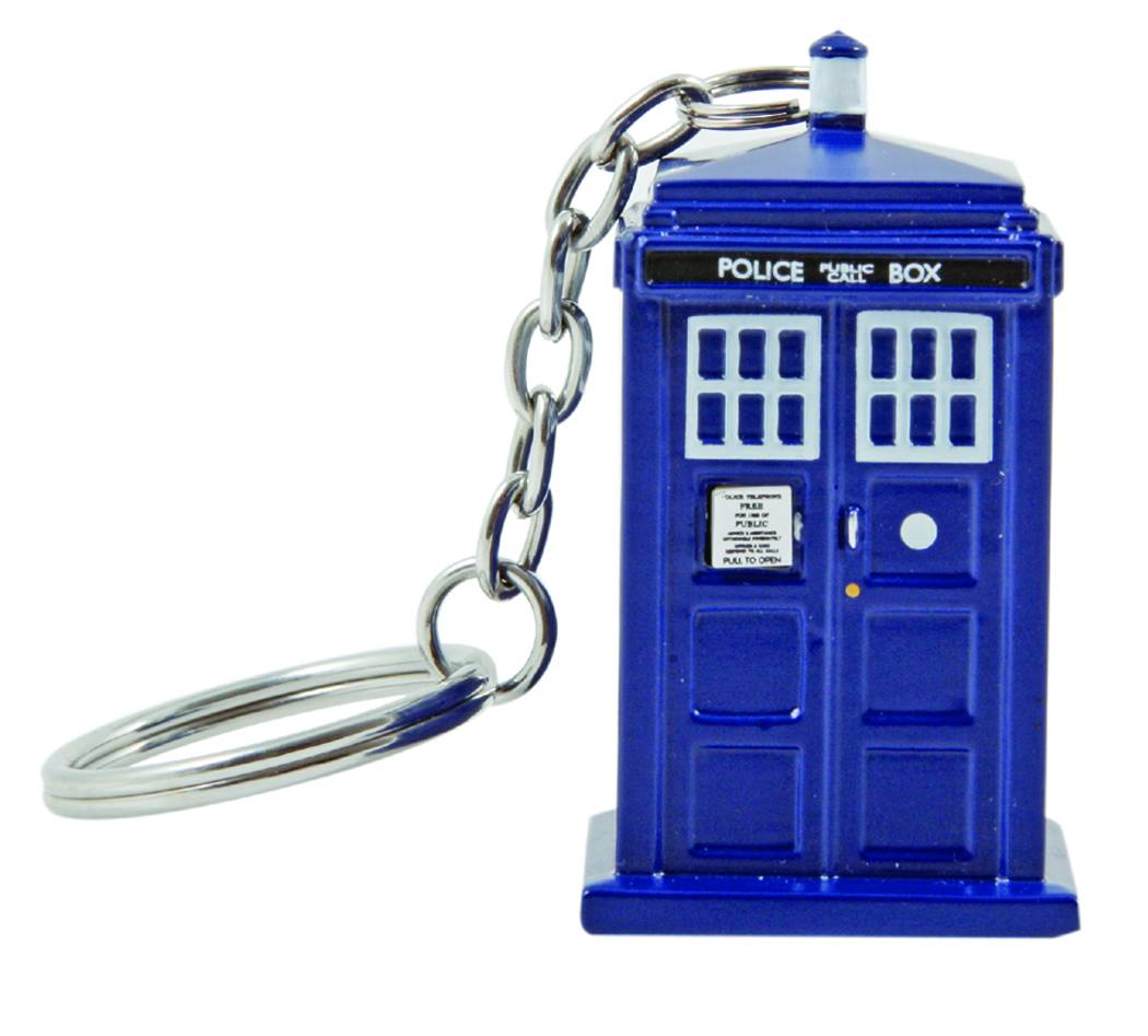 Doctor Who 3D Molded Tardis Keychain